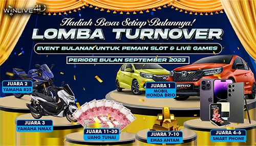 Daftar Pemenang Lomba Turn Over Mingguan Winlive4D